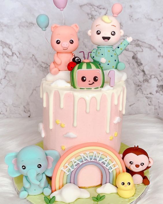Baby CoComelon Cake