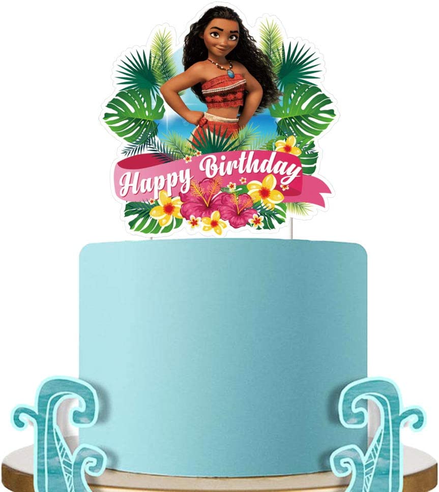 Colorful Moana Cake Topper