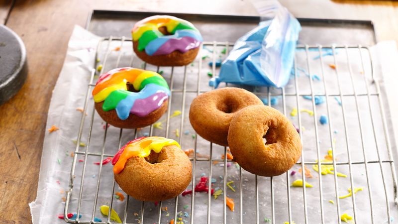 Rainbow Donuts