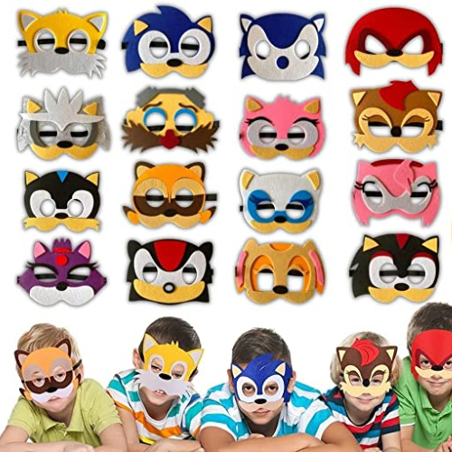 Character Masks Featuring The Sonic Team