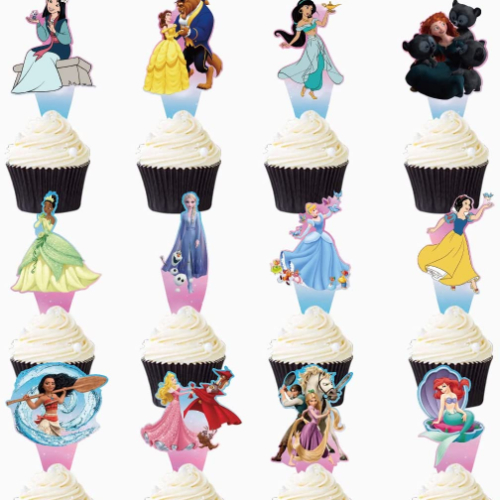 Princess Cupcake Toppers