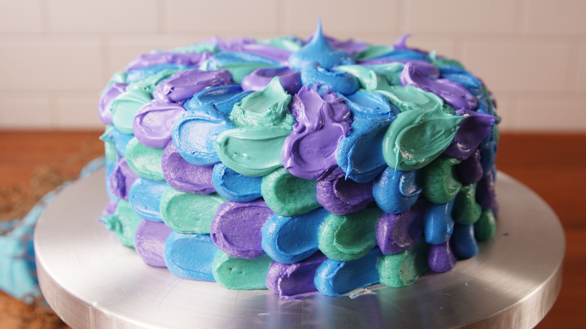 Mermaid Scales Cake