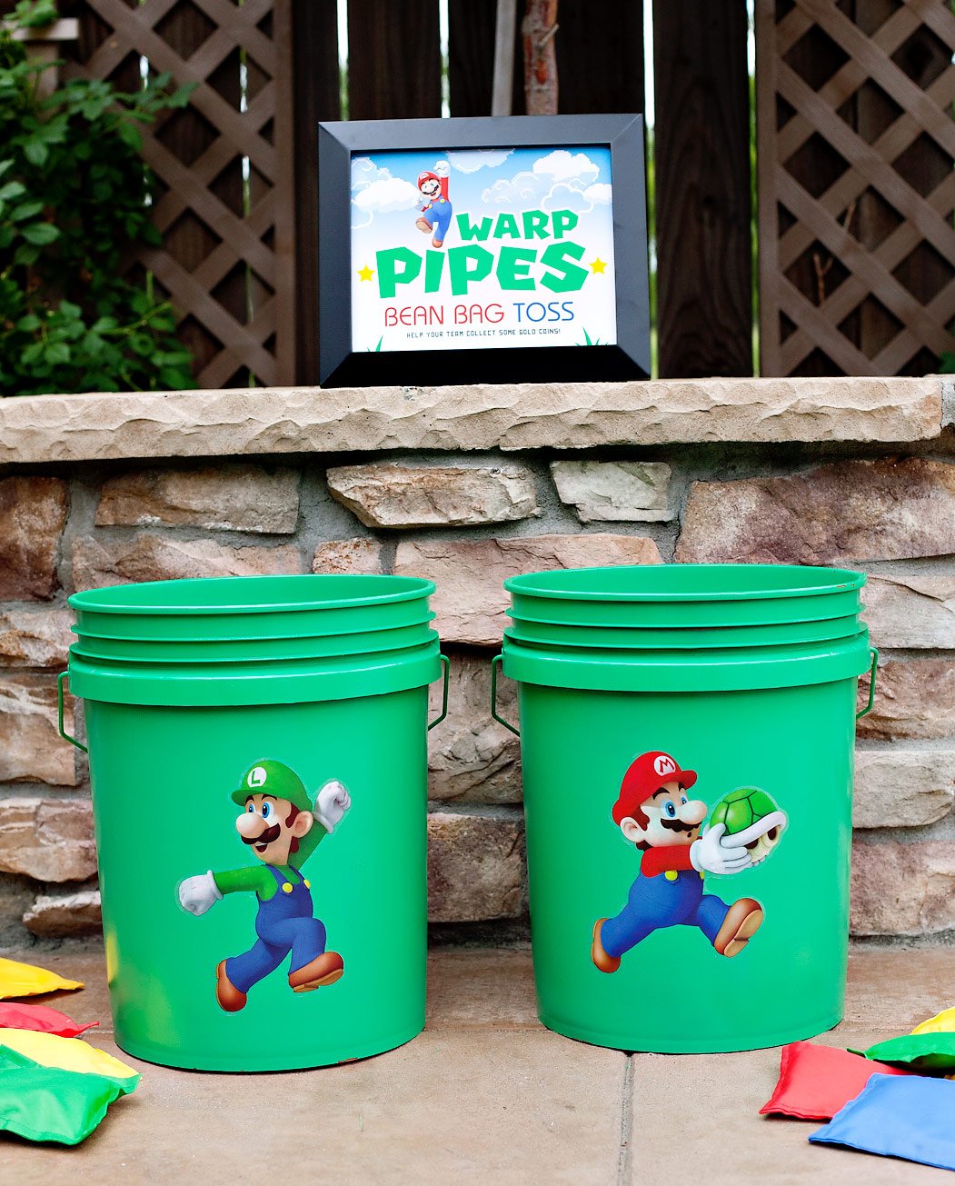 Mario Pipe Warp Bean Bag Toss