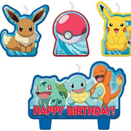 Pokémon Character Candles