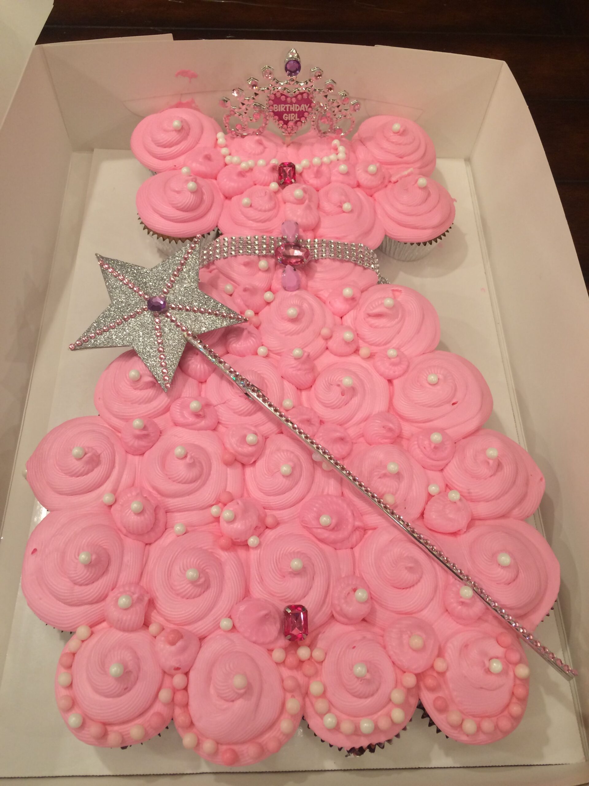 Princess Dress Pull-Apart Cupcake Cake