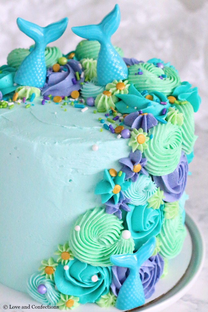 Mermaid Tails Layer Cake