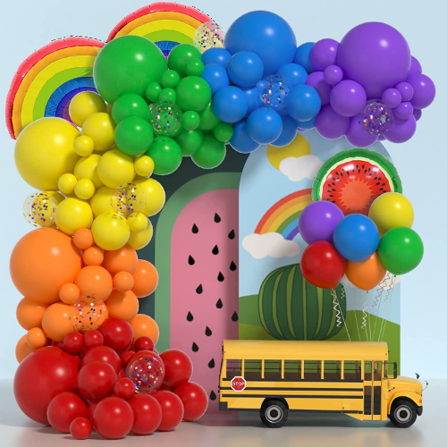 Colorful Bright Balloon Arch