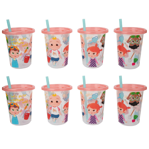 CoComelon Cups And Straws