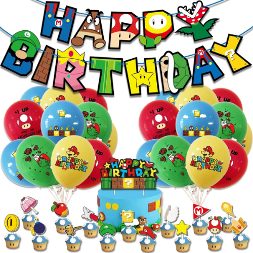 Super Mario Decorations Pack