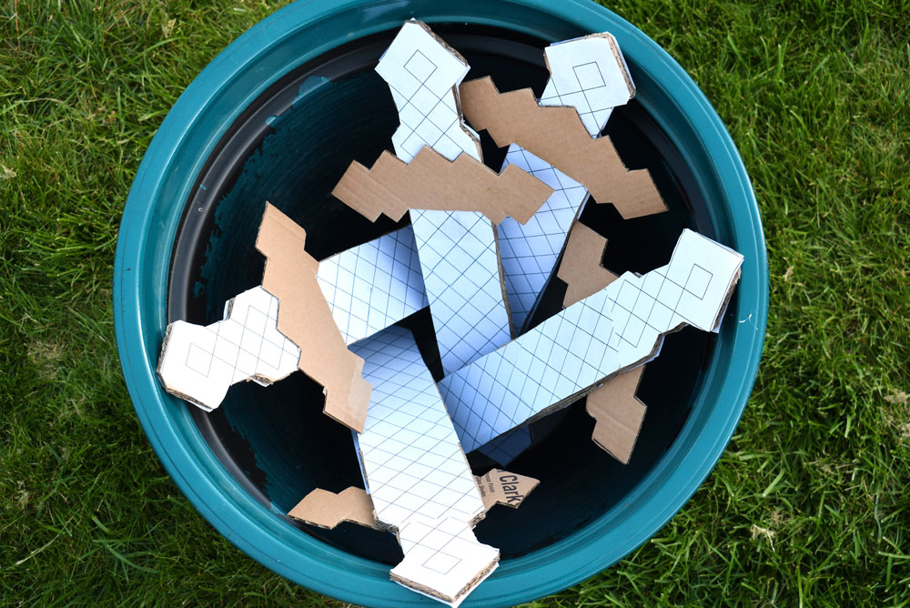 DIY Minecraft Swords