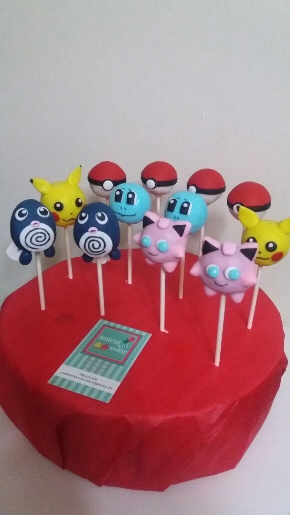 Pokémon Cake Pops