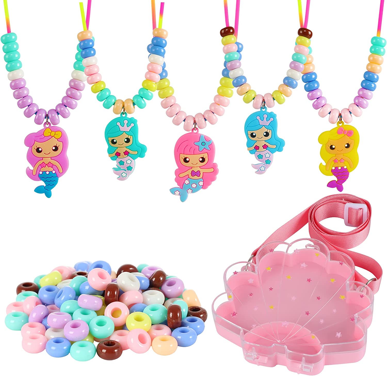 Make Mermaid Necklaces