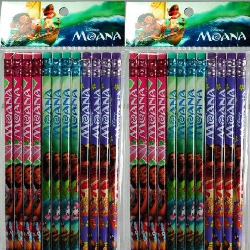 Moana Themed Pencils