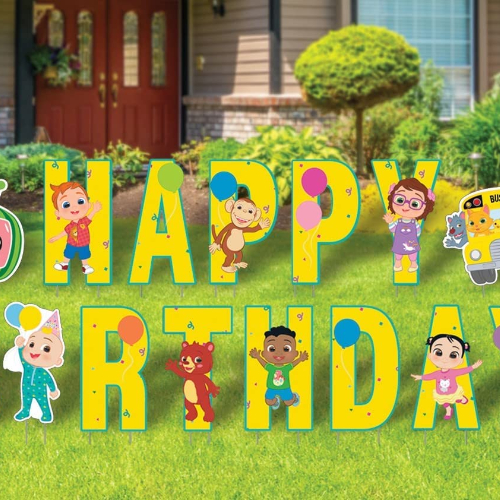 Happy Birthday CoCoMelon Yard Signs