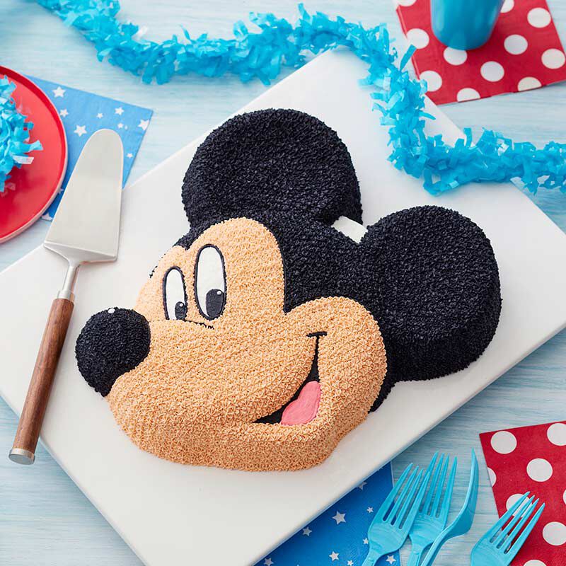 Mickey Mouse Face Cake