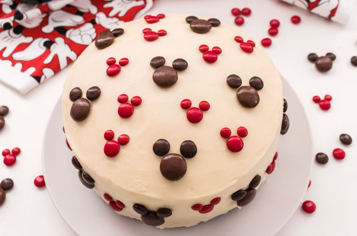 Easy Mickey Mouse Cake